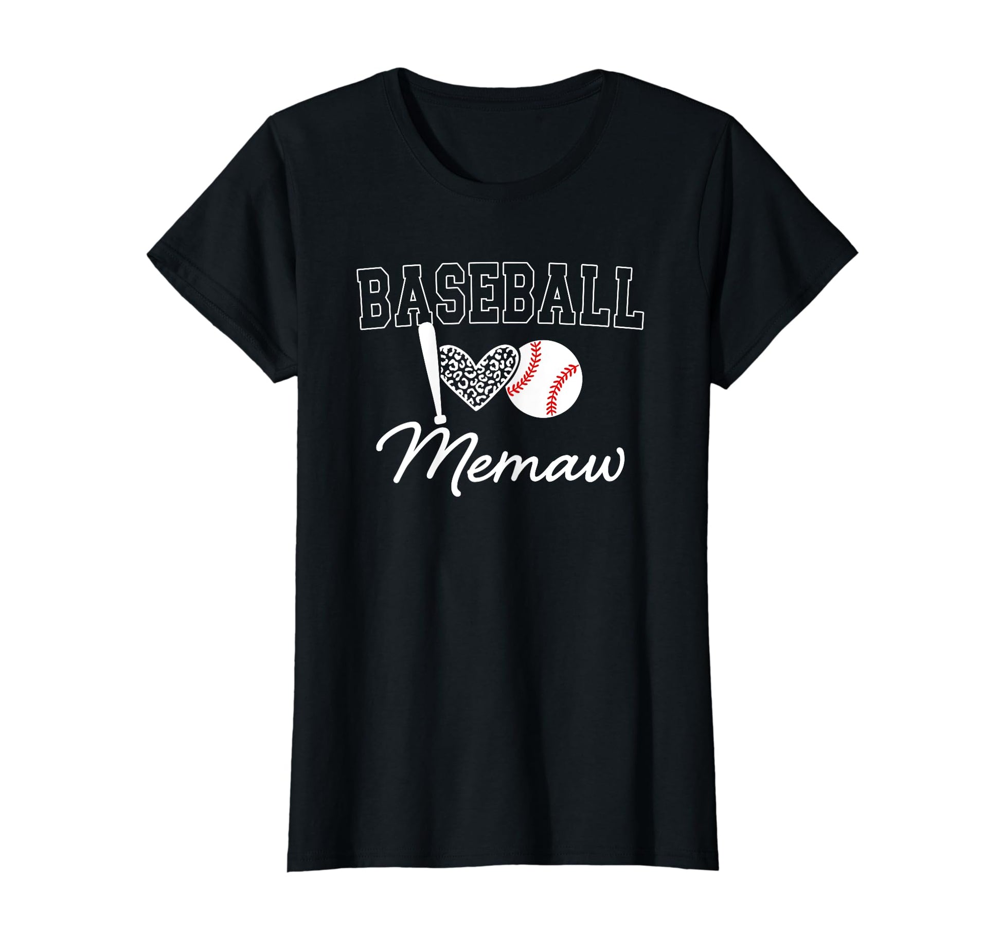 Baseball Memaw Baseball Game Day Grandma T-Shirt - Novelty Apparel Unisex - T-Shirt, Sweatshirt, Hoodie