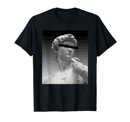 Censored Greek Bust Aesthetic T-Shirt - Minimalist Print for Adults - T-Shirt, Sweatshirt, Hoodie