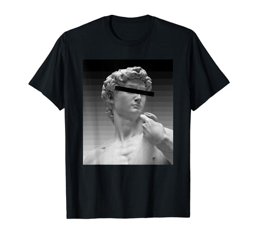 Censored Greek Bust Aesthetic T-Shirt - Minimalist Print for Adults - T-Shirt, Sweatshirt, Hoodie