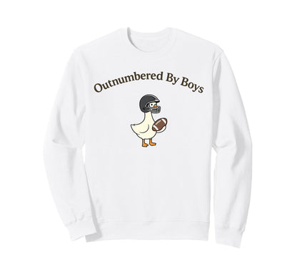 Outnumbered Goose Football Mom Funny Sweatshirt - Custom Art Print Unisex - T-Shirt, Sweatshirt, Hoodie