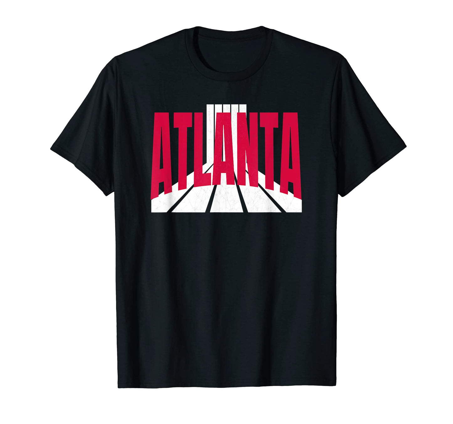 Fun Atlanta Red White Atlanta T-Shirt - Casual Everyday Wear for Adults - T-Shirt, Sweatshirt, Hoodie