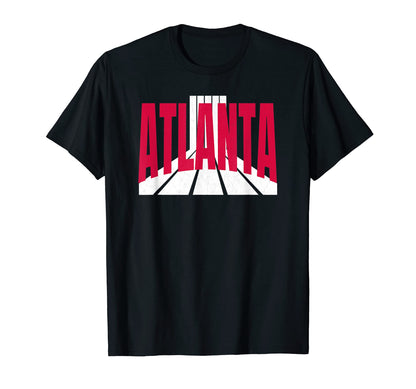 Fun Atlanta Red White Atlanta T-Shirt - Casual Everyday Wear for Adults - T-Shirt, Sweatshirt, Hoodie