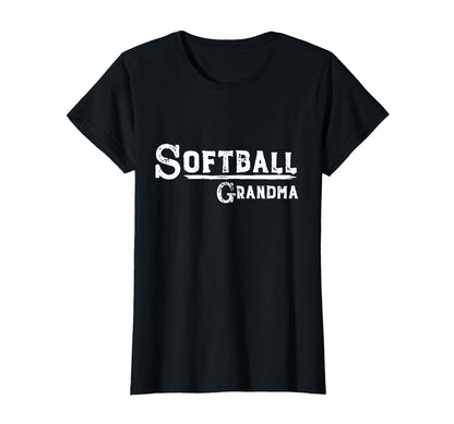 Softball Grandma Softball Game T-Shirt - Casual Everyday Wear Men Women - T-Shirt, Sweatshirt, Hoodie
