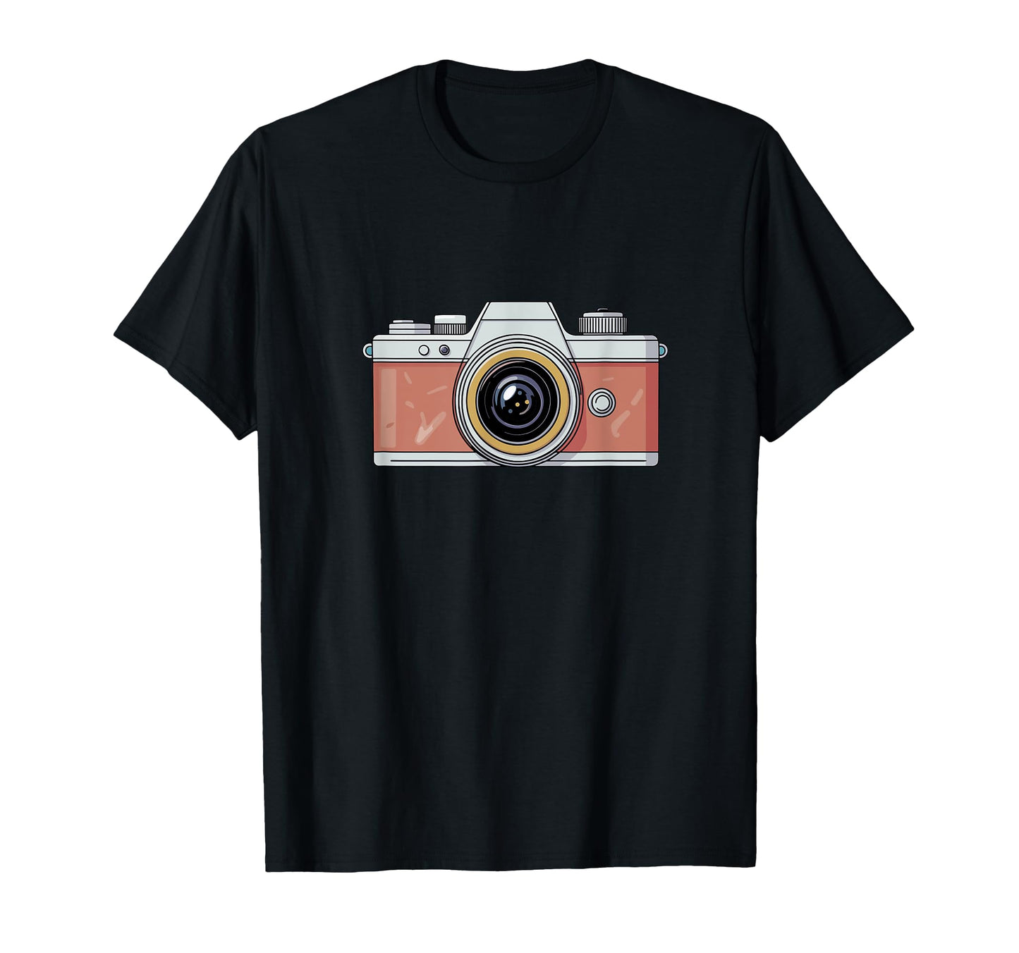 Photographer Camera Illustration T-Shirt - Trendy Graphic for Adults - T-Shirt, Sweatshirt, Hoodie