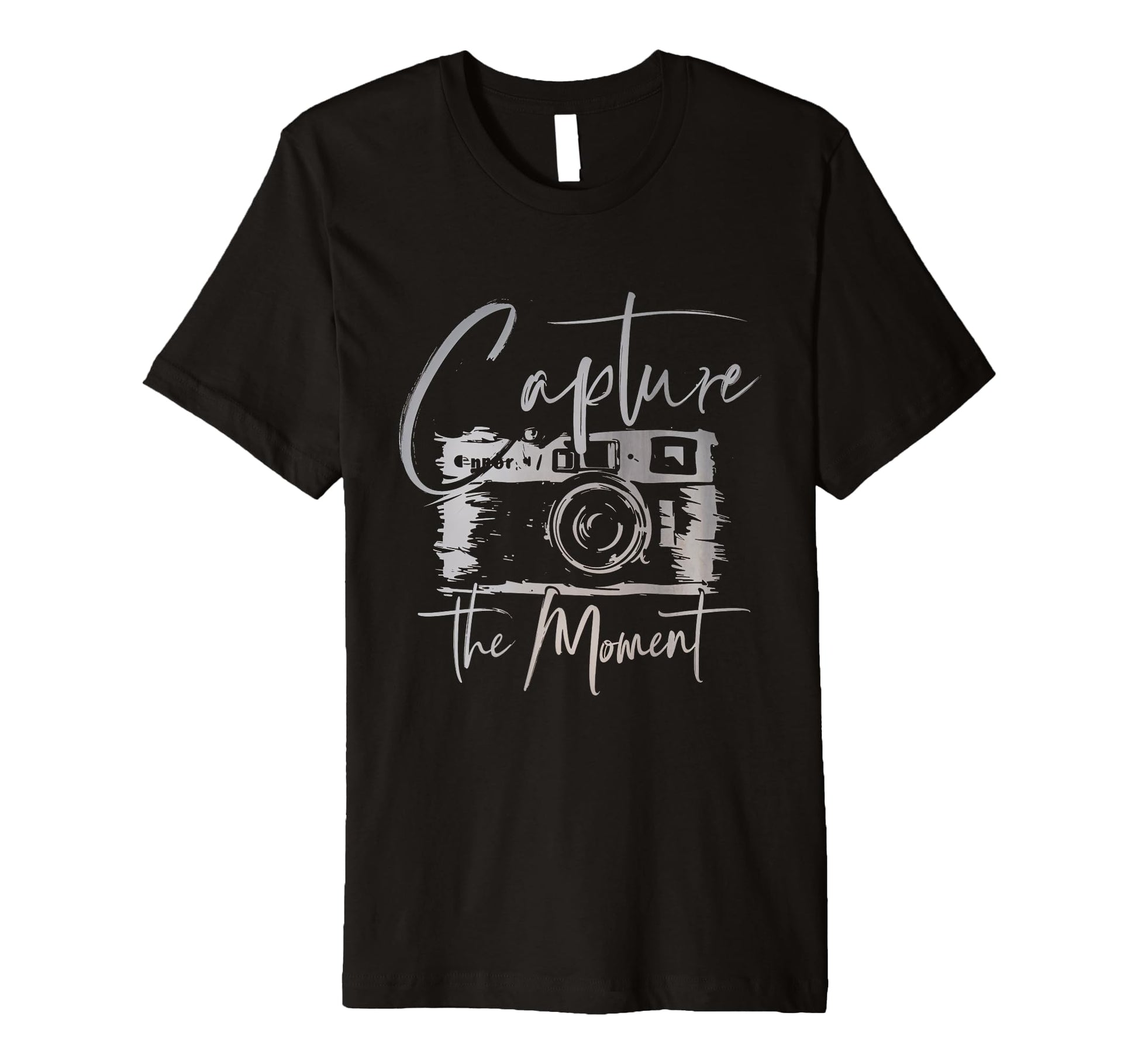 Capture Moment Photography Camera Art T-Shirt - Graphic Print for Adults - T-Shirt, Sweatshirt, Hoodie