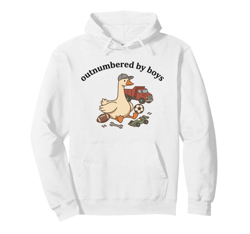 Outnumbered Goose Hoodie - Unique Graphic Men Women - T-Shirt, Sweatshirt, Hoodie