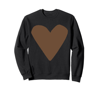 Heart Shape Symbol Love Kindness Sweatshirt - Minimalist Print for Adults - T-Shirt, Sweatshirt, Hoodie