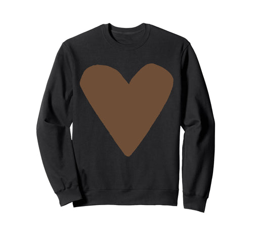 Heart Shape Symbol Love Kindness Sweatshirt - Minimalist Print for Adults - T-Shirt, Sweatshirt, Hoodie