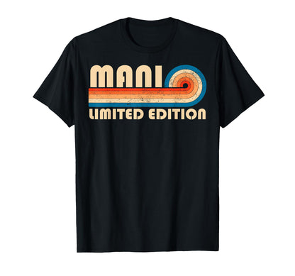 Mani 70S 80S Sunset Stripe T-Shirt - Novelty Apparel Unisex - T-Shirt, Sweatshirt, Hoodie