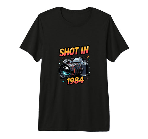 Photographer 1984 Camera Lover Photo T-Shirt - Streetwear Style Unisex - T-Shirt, Sweatshirt, Hoodie