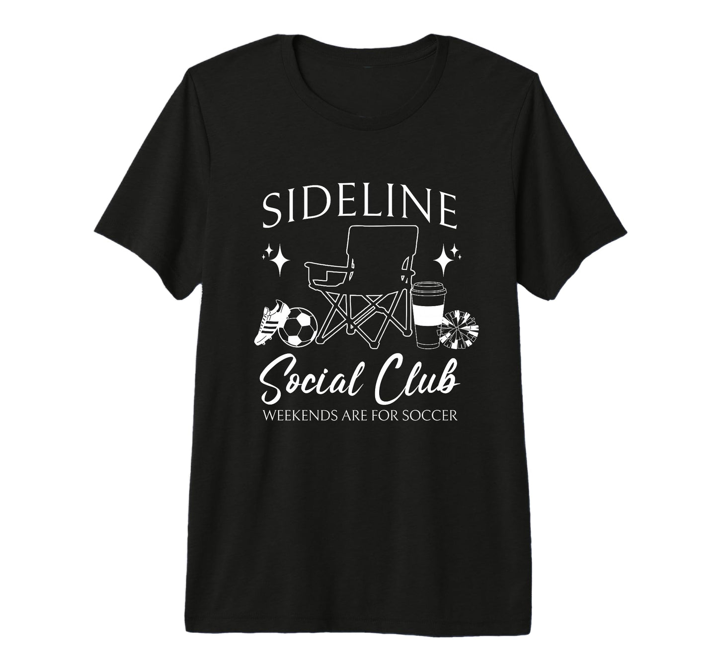 Sideline Social Club Soccer Mom T-Shirt - Aesthetic Graphic for Adults - T-Shirt, Sweatshirt, Hoodie