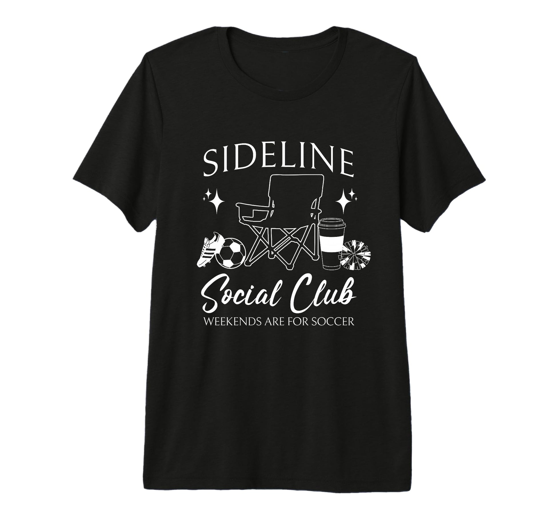 Sideline Social Club Soccer Mom T-Shirt - Aesthetic Graphic for Adults - T-Shirt, Sweatshirt, Hoodie
