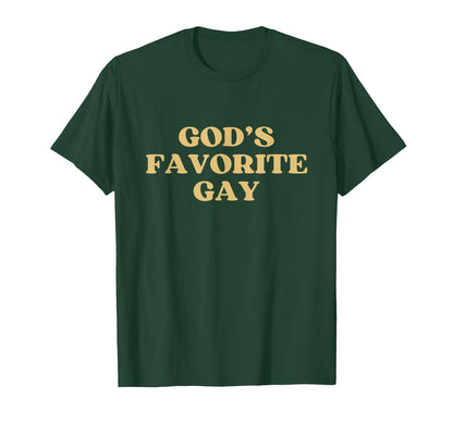 Gods Favorite Gay Y2K Aesthetic Trendy T-Shirt - Streetwear Style Unisex - T-Shirt, Sweatshirt, Hoodie