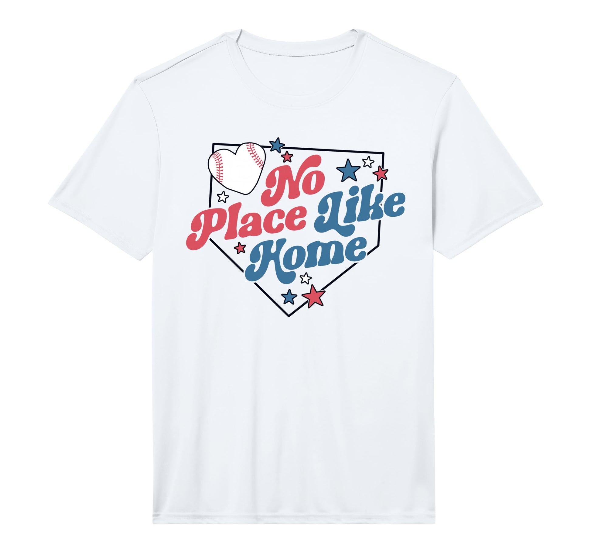 No Place Like Home Baseball Baseball T-Shirt - Minimalist Print Unisex - T-Shirt, Sweatshirt, Hoodie