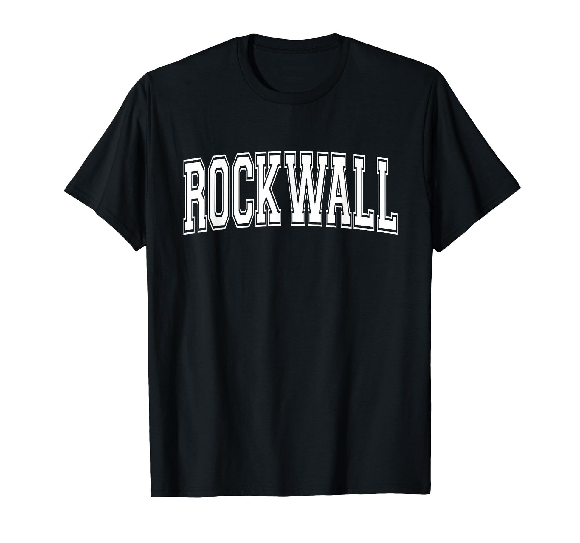 Rockwall Tx Texas Usa Sports Varsity T-Shirt - Custom Art Print Unisex - T-Shirt, Sweatshirt, Hoodie