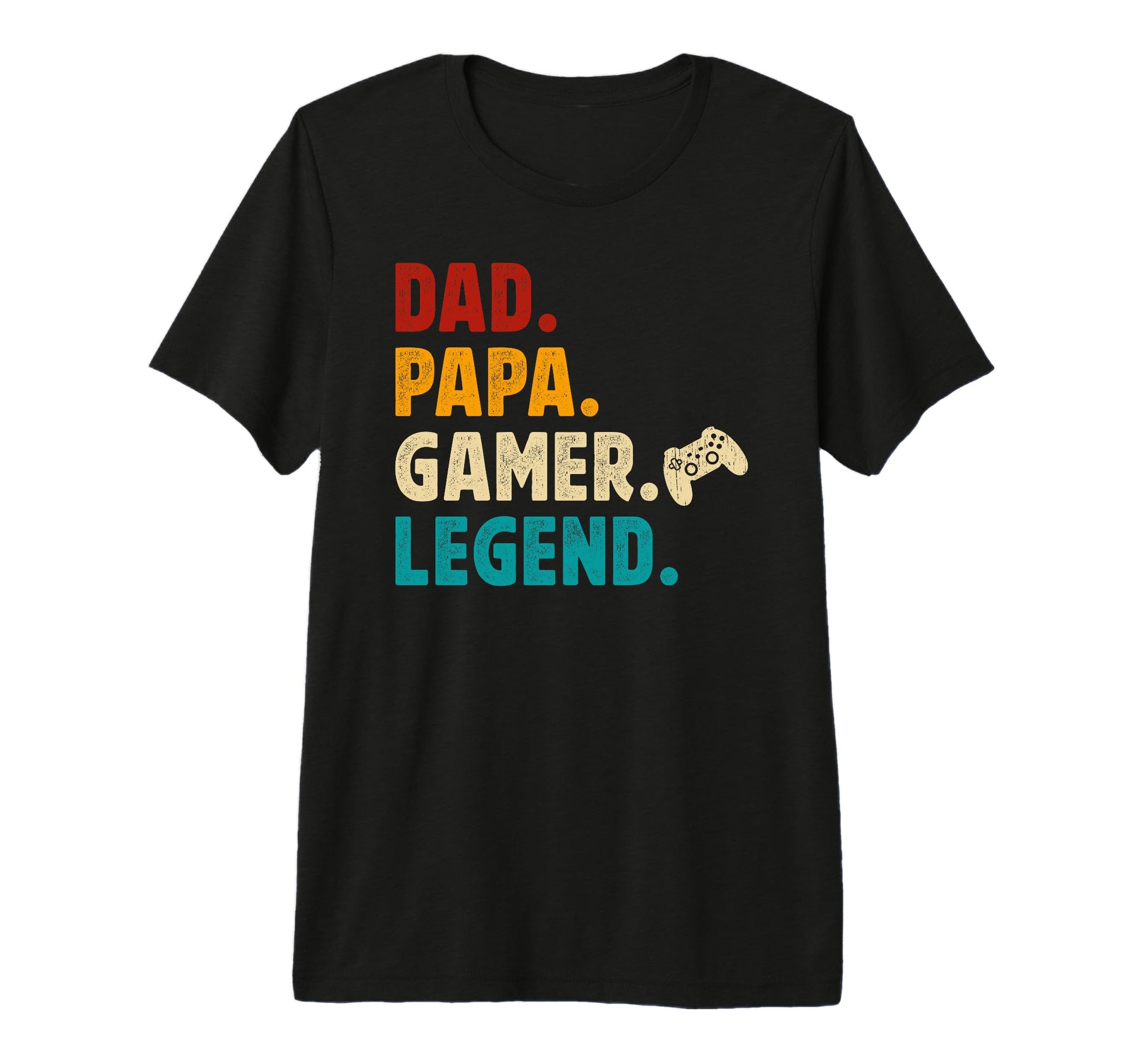 Mens Dad Papa Gamer Papa Gaming T-Shirt - Casual Everyday Wear Men Women - T-Shirt, Sweatshirt, Hoodie