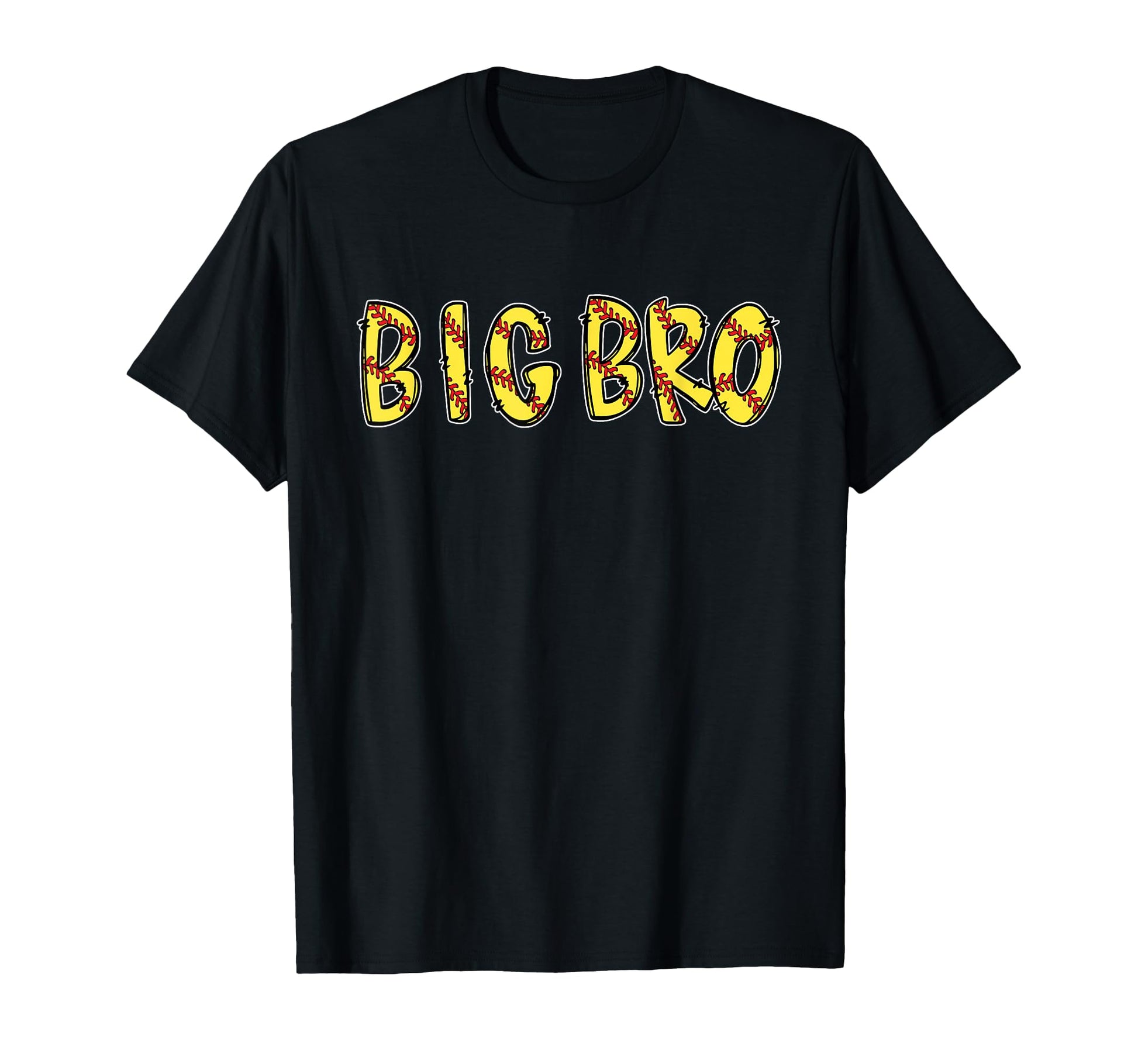 Softball Brother Big Bro Birthday Party T-Shirt - Novelty Apparel Men Women - T-Shirt, Sweatshirt, Hoodie