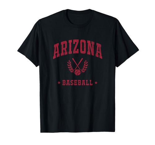 Arizona Baseball Varsity Baseball T-Shirt - Streetwear Style Men Women - T-Shirt, Sweatshirt, Hoodie