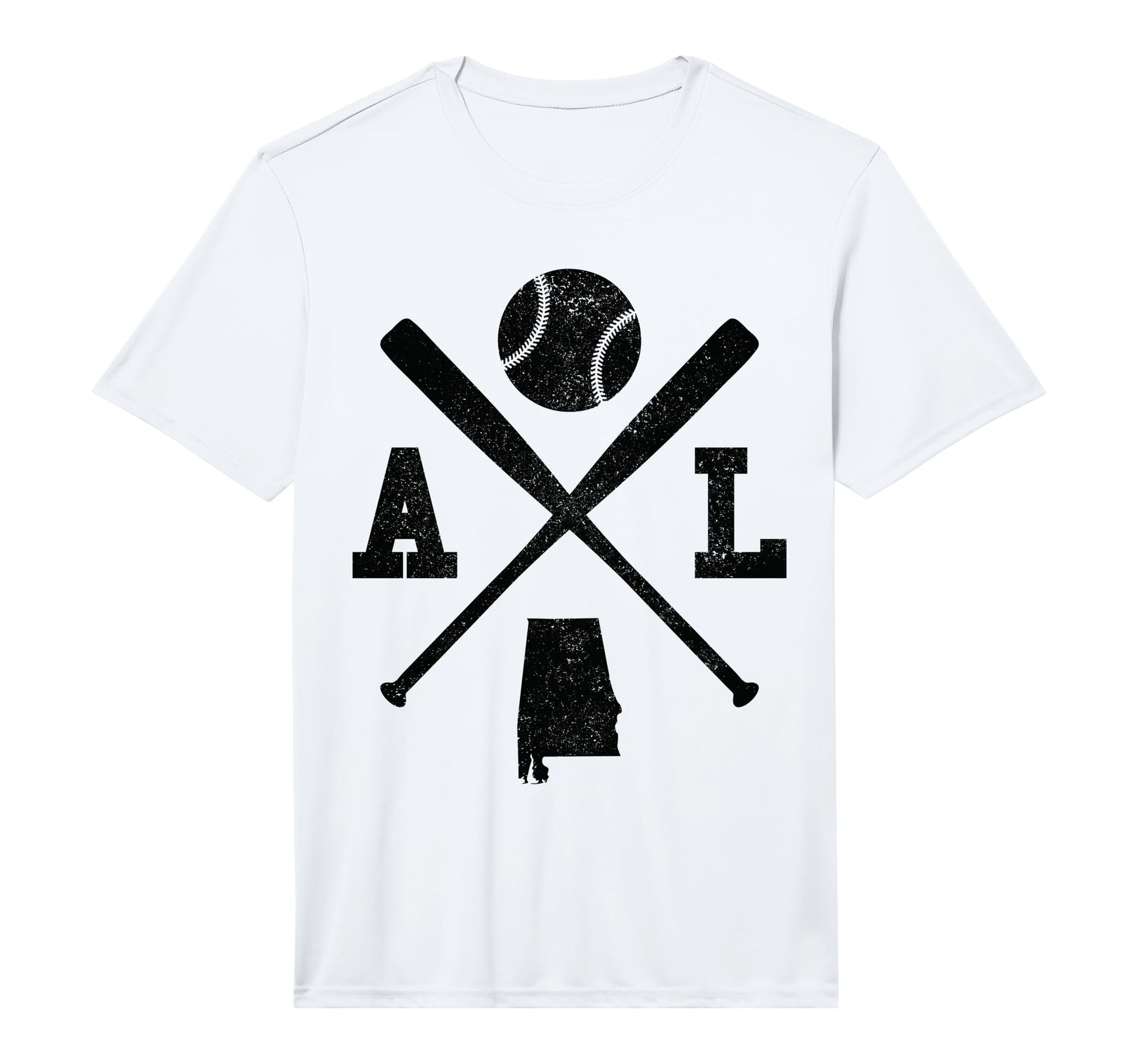 Mens Al Usa State Baseball Player T-Shirt - Graphic Print for Adults - T-Shirt, Sweatshirt, Hoodie