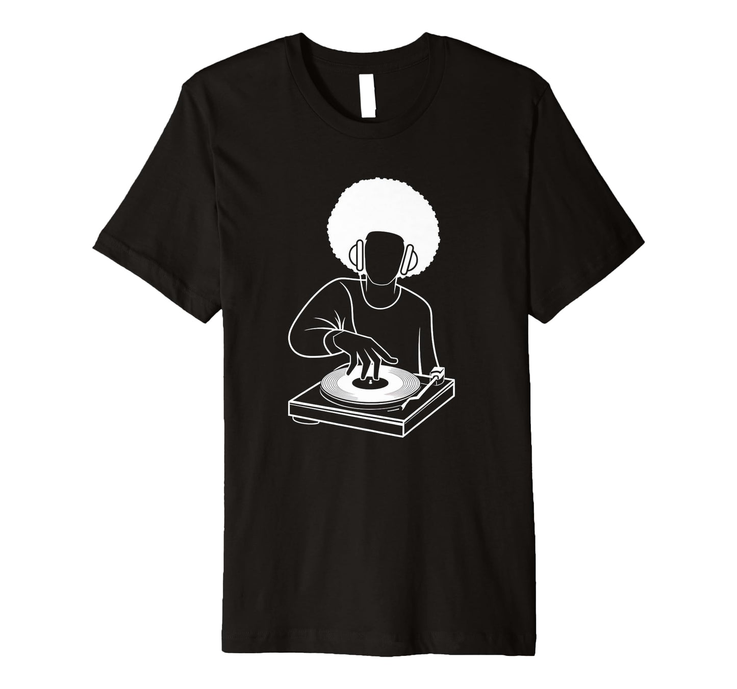 Raised Old School Hip Hop Dj Turntable T-Shirt - Novelty Apparel Unisex - T-Shirt, Sweatshirt, Hoodie