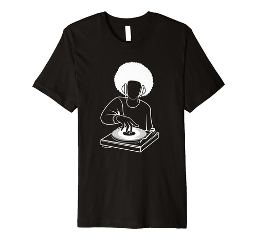 Raised Old School Hip Hop Dj Turntable T-Shirt - Novelty Apparel Unisex - T-Shirt, Sweatshirt, Hoodie