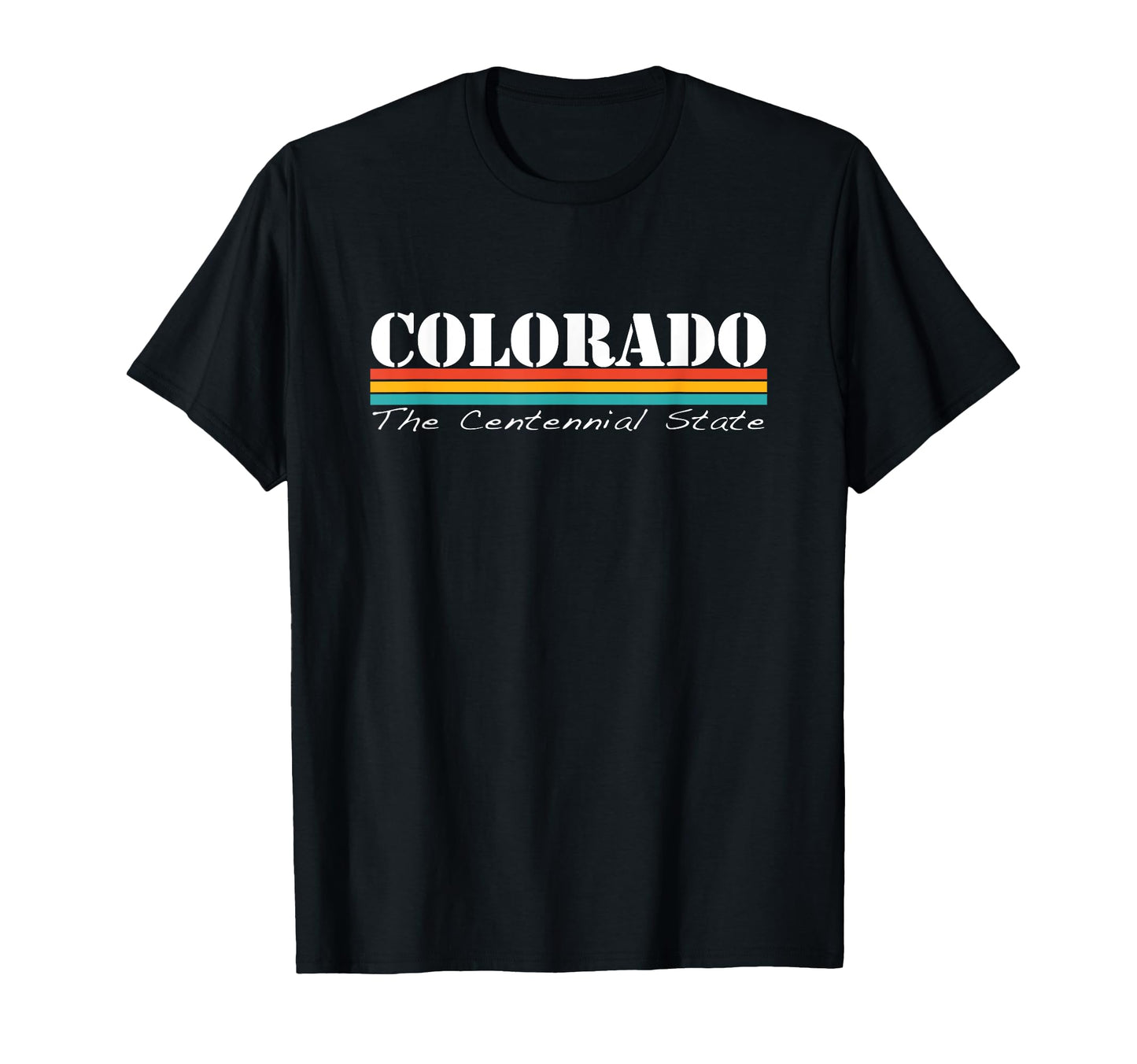 Colorado Centennial State Stripes T-Shirt - Streetwear Style for Adults - T-Shirt, Sweatshirt, Hoodie