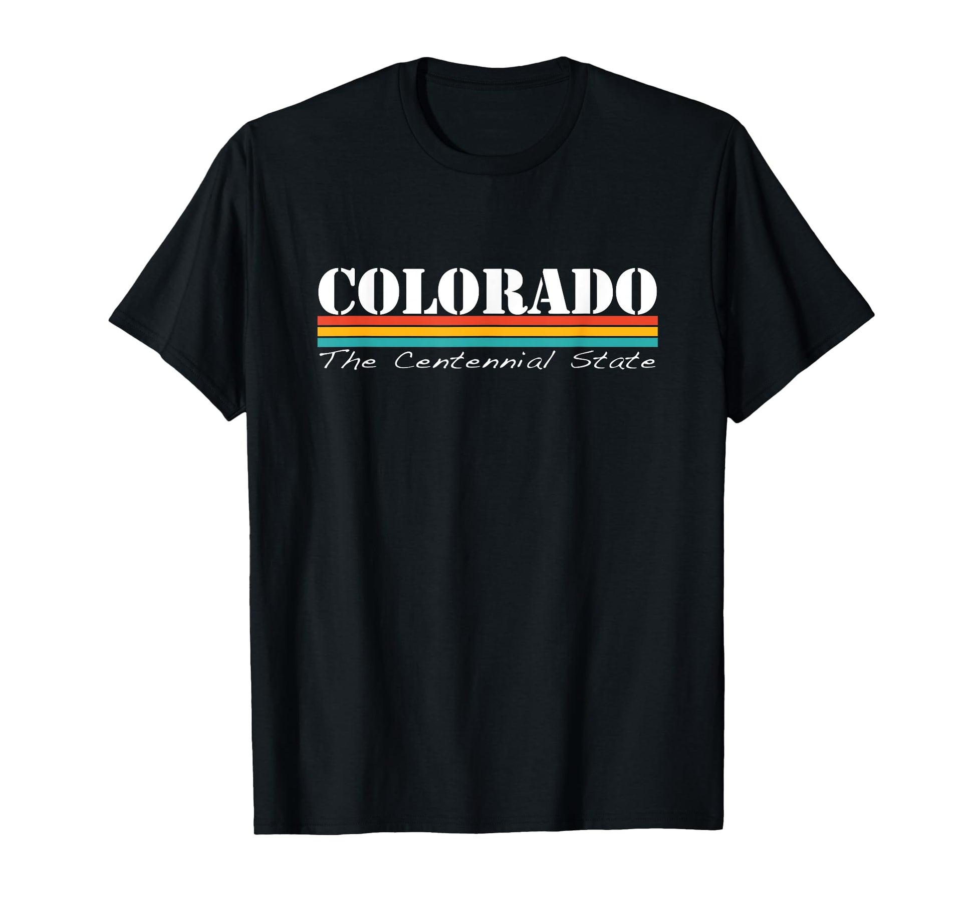 Colorado Centennial State Stripes T-Shirt - Streetwear Style for Adults - T-Shirt, Sweatshirt, Hoodie