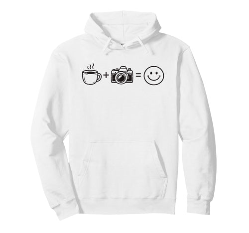 Funny Photographer Coffee Camera Hoodie - Custom Art Print for Adults - T-Shirt, Sweatshirt, Hoodie