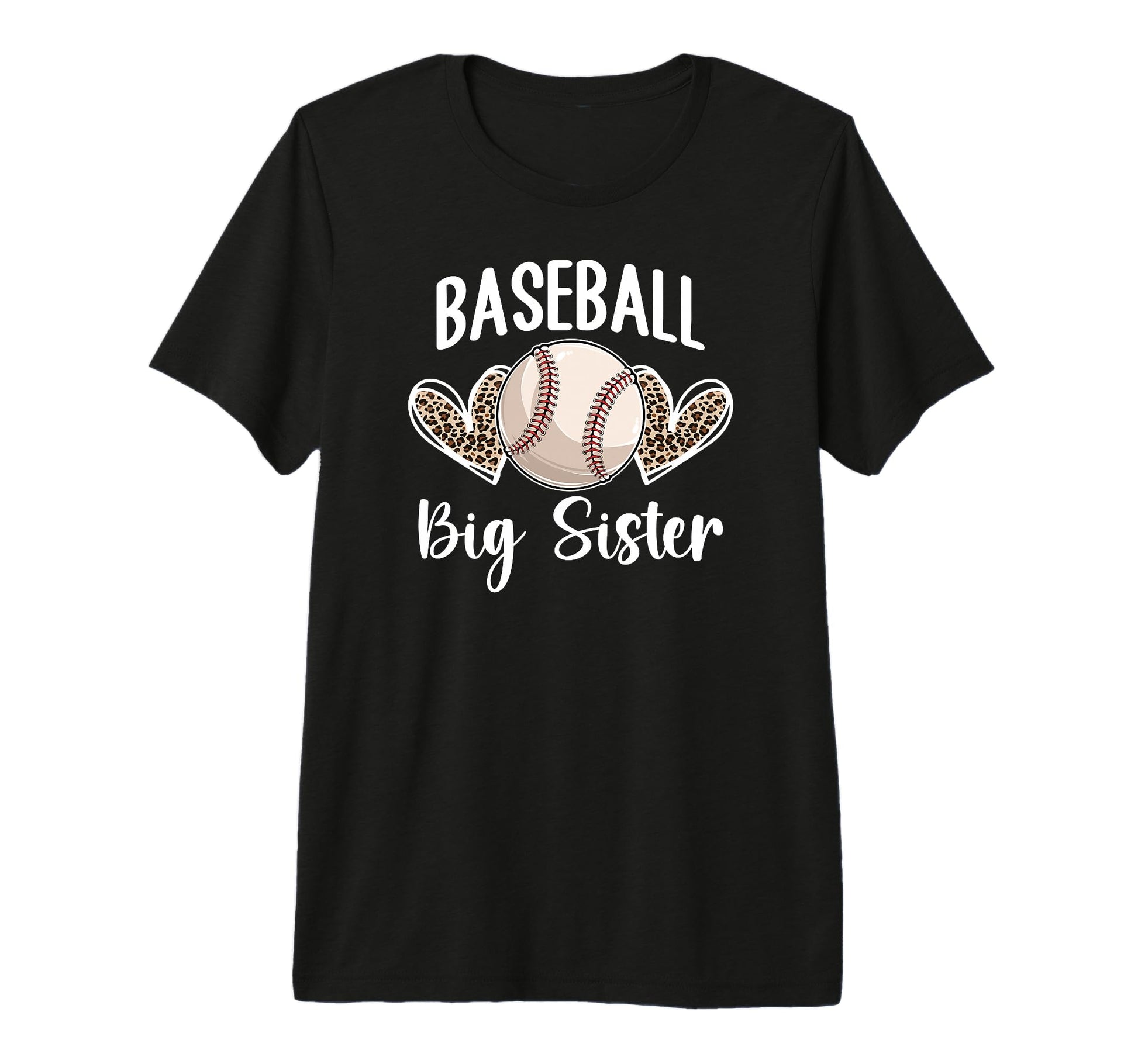 Baseball Big Sister Baseball Player Big T-Shirt - Graphic Print for Adults - T-Shirt, Sweatshirt, Hoodie