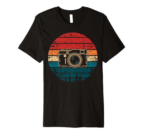 Sunset Camera Photography Lover Camera T-Shirt - Graphic Print Unisex - T-Shirt, Sweatshirt, Hoodie