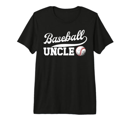 Mens Proud Baseball Uncle T-Shirt - Casual Everyday Wear Men Women - T-Shirt, Sweatshirt, Hoodie