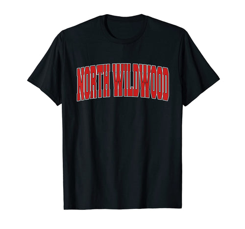 North Wildwood Nj New Jersey Varsity T-Shirt - Trendy Graphic for Adults - T-Shirt, Sweatshirt, Hoodie