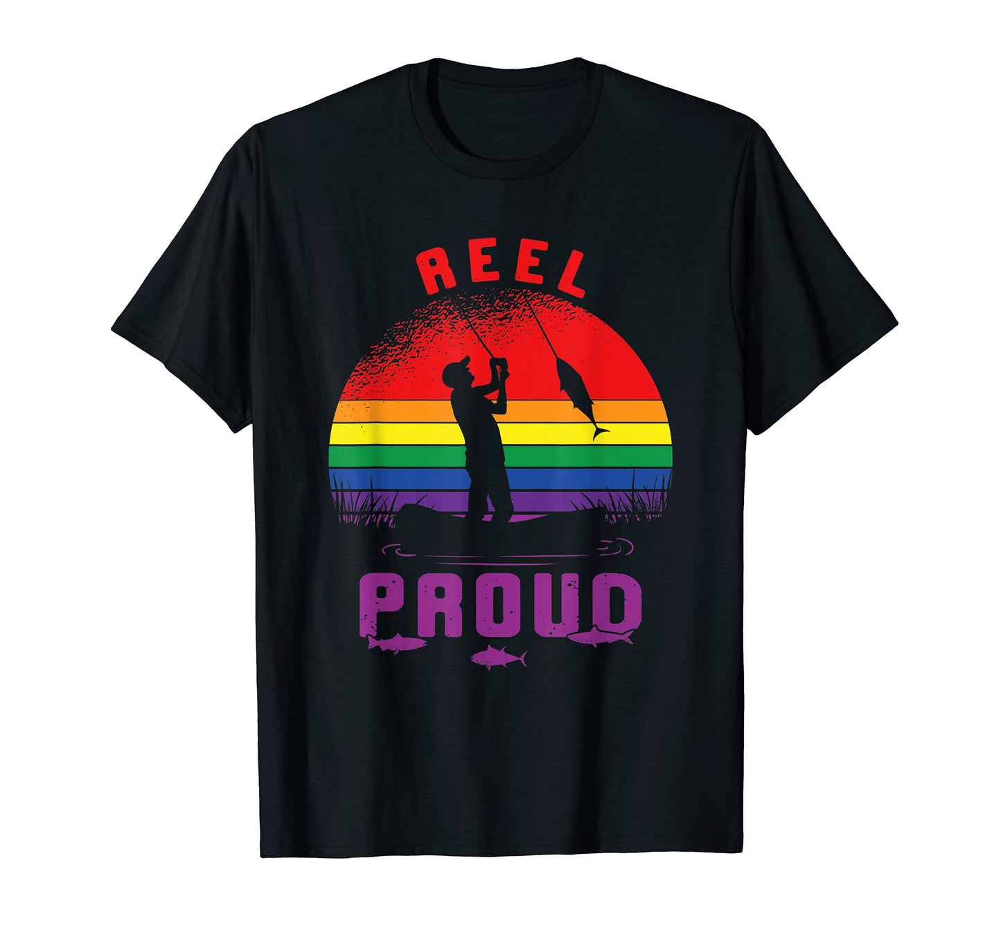 Lgbt Fishing Reel Proud Gay Angler T-Shirt - Aesthetic Graphic Men Women - T-Shirt, Sweatshirt, Hoodie
