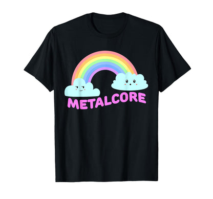 Metalcore Shirts Sarcastic Rainbow T-Shirt - Minimalist Print for Adults - T-Shirt, Sweatshirt, Hoodie