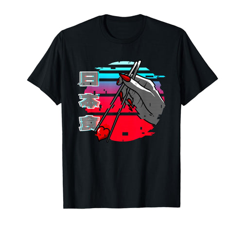 Vaporwave Aesthetic Japanese Writing T-Shirt - Custom Art Print Men Women - T-Shirt, Sweatshirt, Hoodie