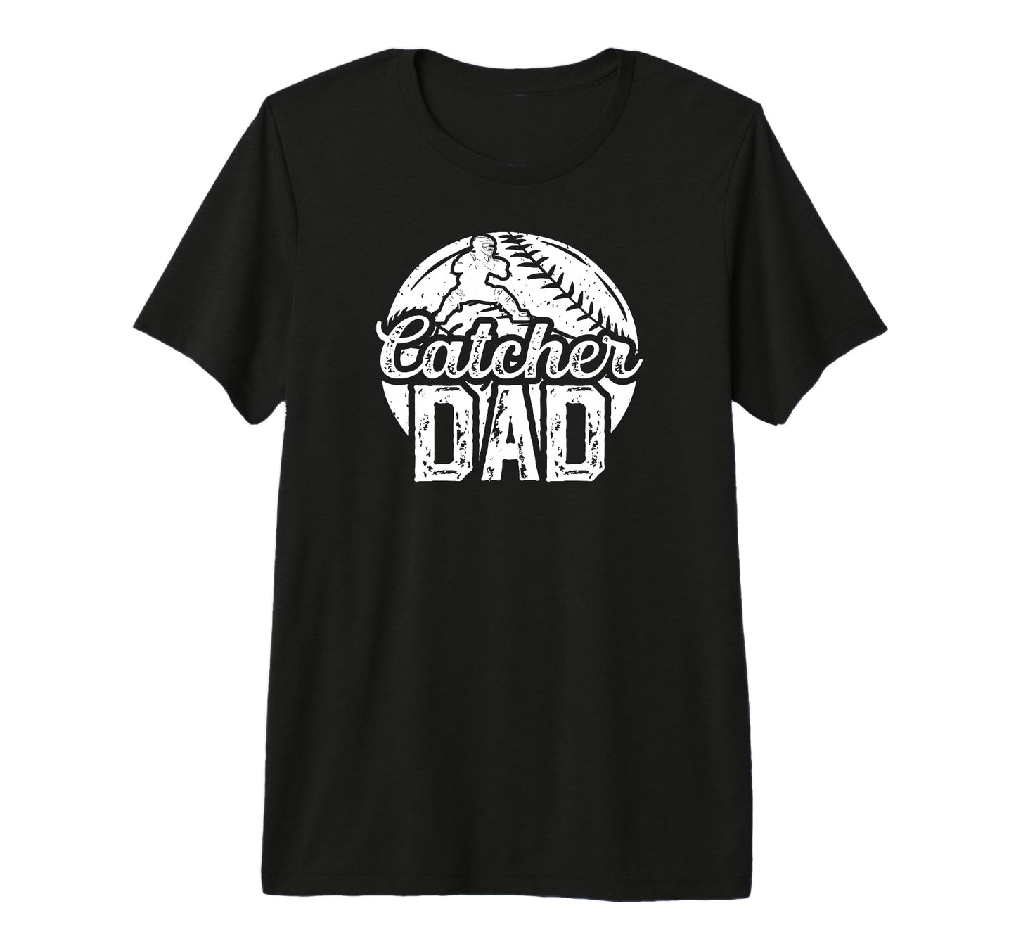 Mens Baseball Catcher Dad Proud T-Shirt - Aesthetic Graphic Unisex - T-Shirt, Sweatshirt, Hoodie