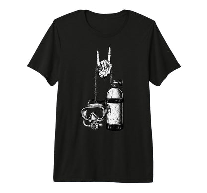 Mens Scuba Diver Diving 90S Alt Metal T-Shirt - Unique Graphic for Adults - T-Shirt, Sweatshirt, Hoodie