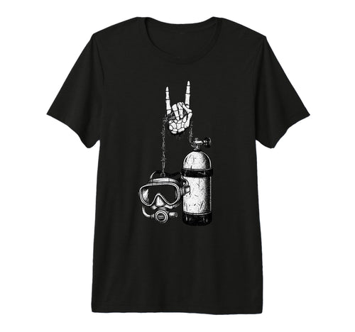 Mens Scuba Diver Diving 90S Alt Metal T-Shirt - Unique Graphic for Adults - T-Shirt, Sweatshirt, Hoodie