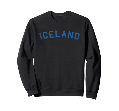 Varsity Iceland Sweatshirt - Trendy Graphic Unisex - T-Shirt, Sweatshirt, Hoodie