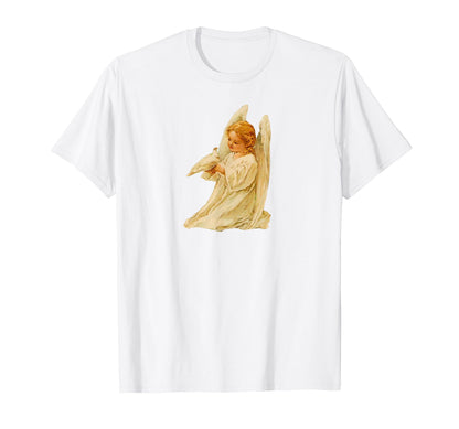 Angel Coquette Girlcore Y2K Aesthetic T-Shirt - Minimalist Print Men Women - T-Shirt, Sweatshirt, Hoodie