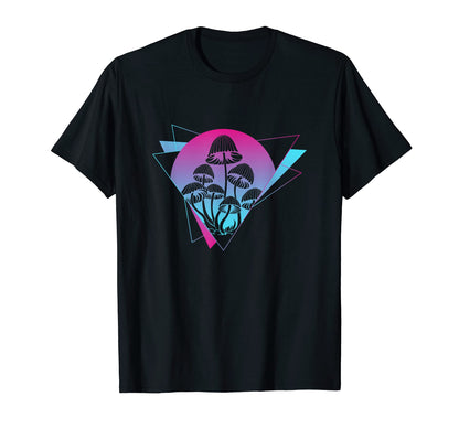 Fungi Vaporwave Aesthetic Mushrooms T-Shirt - Streetwear Style Men Women - T-Shirt, Sweatshirt, Hoodie