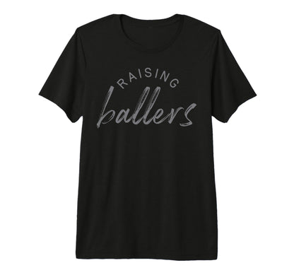 Raising Ballers Mom 2 Tri Blend T-Shirt - Graphic Print Men Women - T-Shirt, Sweatshirt, Hoodie