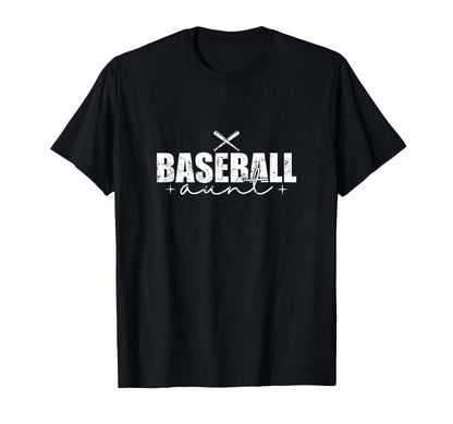 Baseball Auntdiamond Fanhome Run Aunt Hoodie - Minimalist Print Unisex - T-Shirt, Sweatshirt, Hoodie