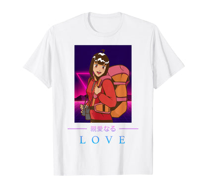 Anime Love Japanese Aesthetic Vaporwave T-Shirt - Trendy Graphic Men Women - T-Shirt, Sweatshirt, Hoodie