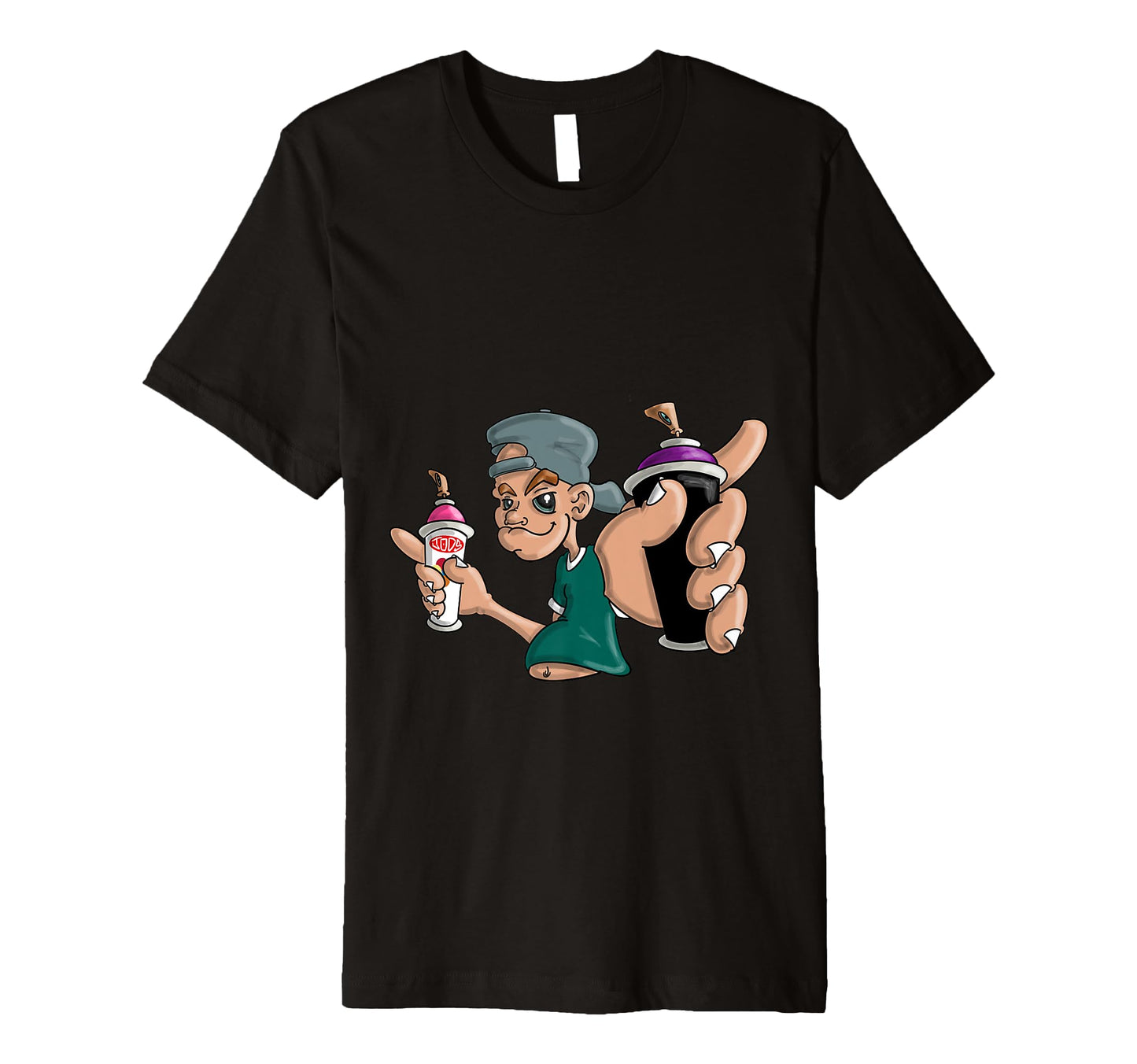 Old School 90S Hip Hop B Character T-Shirt - Novelty Apparel for Adults - T-Shirt, Sweatshirt, Hoodie