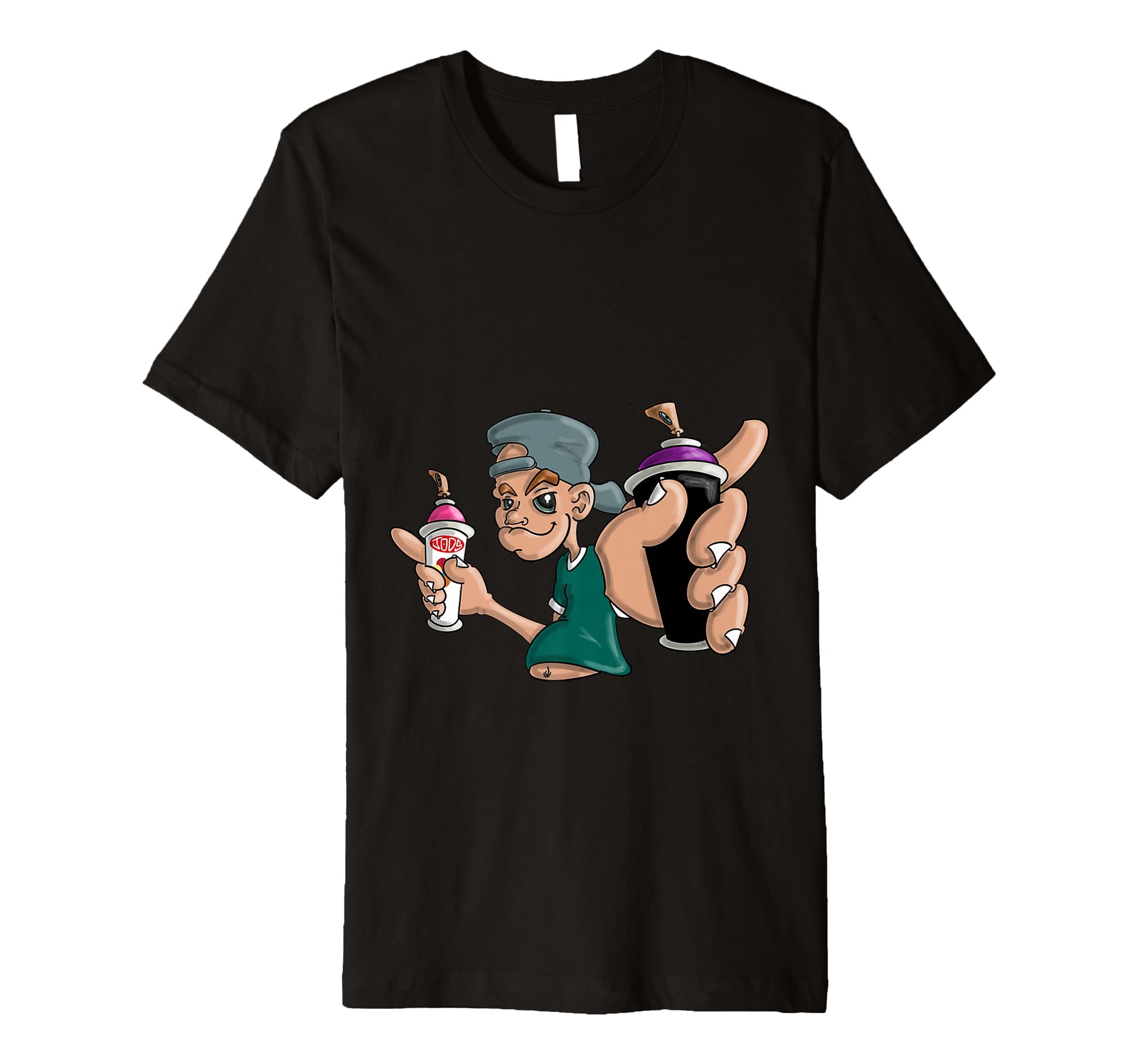 Old School 90S Hip Hop B Character T-Shirt - Novelty Apparel for Adults - T-Shirt, Sweatshirt, Hoodie