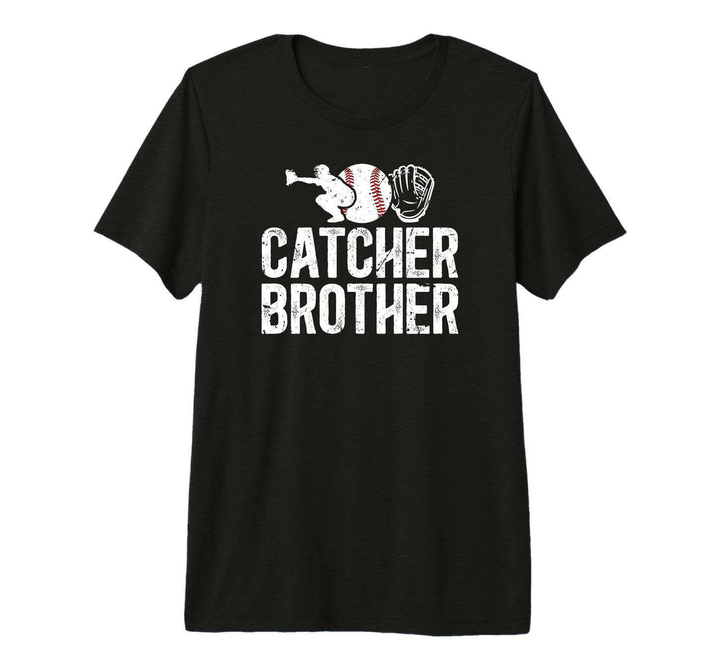 Baseball Catcher Brother Baseball T-Shirt - Aesthetic Graphic for Adults - T-Shirt, Sweatshirt, Hoodie