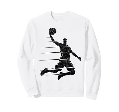 Basketball Player Fan Hoops Sweatshirt - Novelty Apparel Men Women - T-Shirt, Sweatshirt, Hoodie