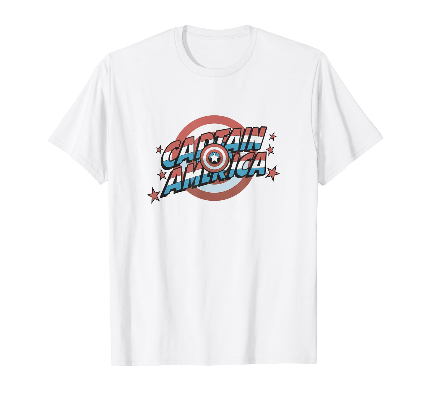 Marvel Comics Captain America Stripes T-Shirt - Unique Graphic Men Women - T-Shirt, Sweatshirt, Hoodie