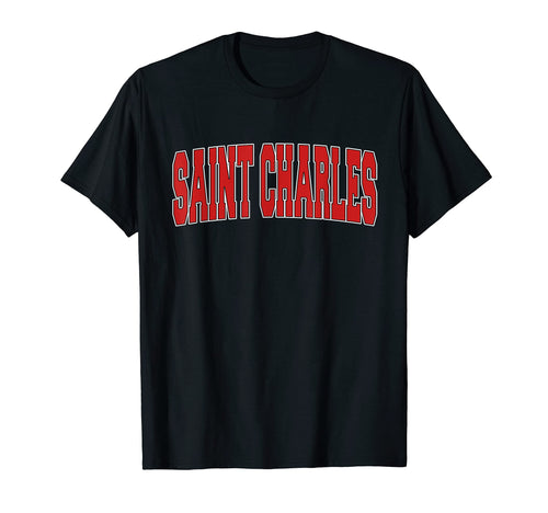 Saint Charles Mo Missouri Varsity Usa T-Shirt - Minimalist Print Unisex - T-Shirt, Sweatshirt, Hoodie